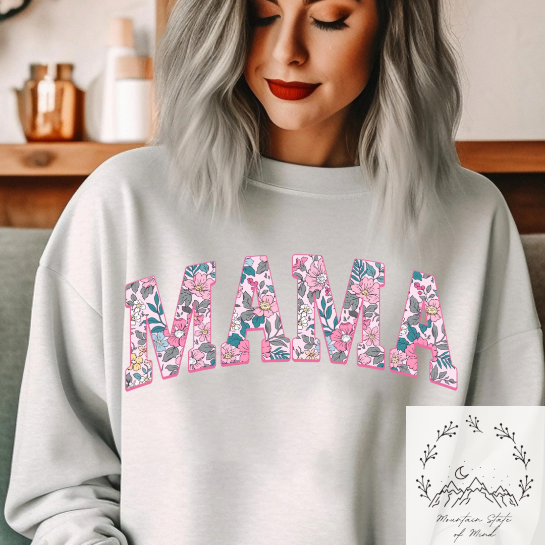Floral Varsity MAMA