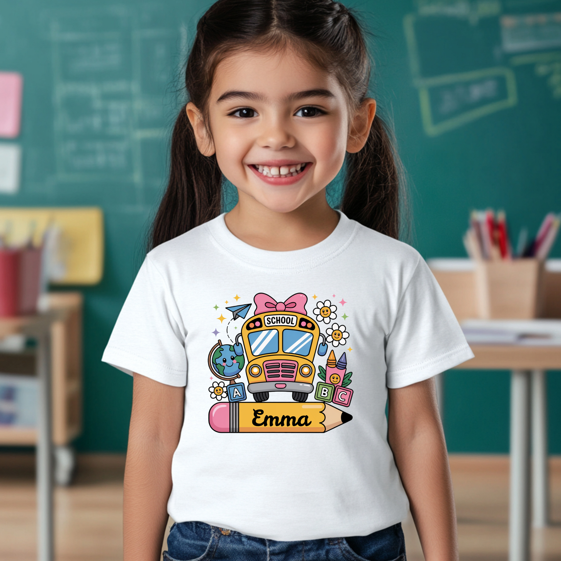 Custom Bow Back to School