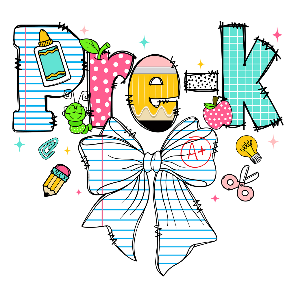 Back to School Grade Bow